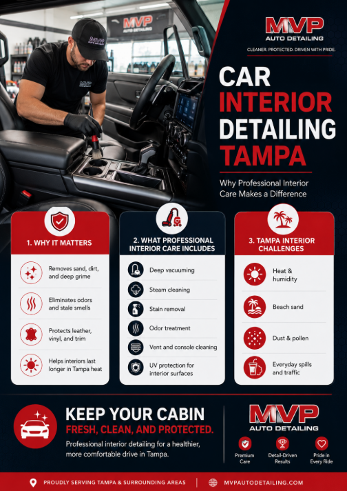 Car Interior Detailing Tampa Professional Interior Care