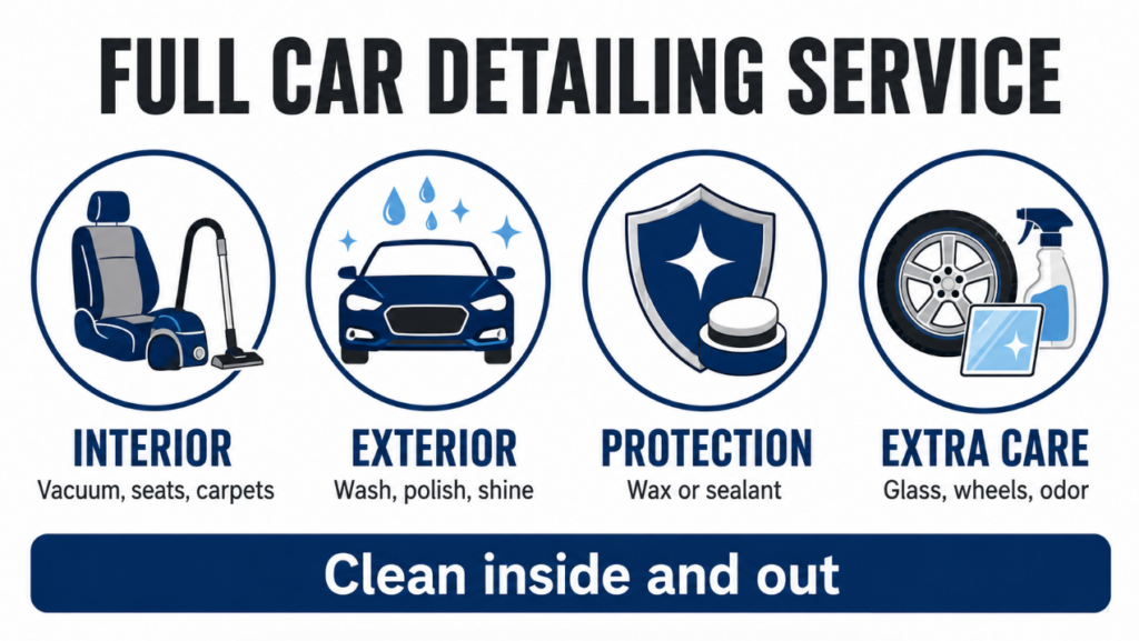 What Is Included in a Full Car Detailing Service